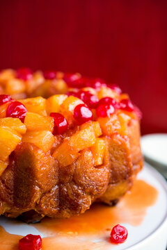 Ambrosia Salad Bundt Cake