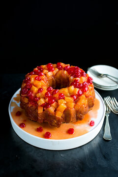 Ambrosia Salad Bundt Cake