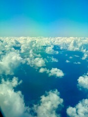 blue sky with clouds