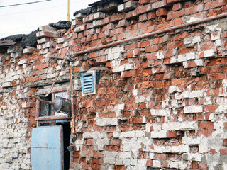 Vintage brick wall