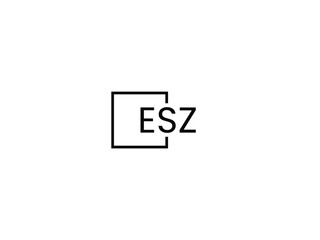 ESZ Letter Initial Logo Design Vector Illustration