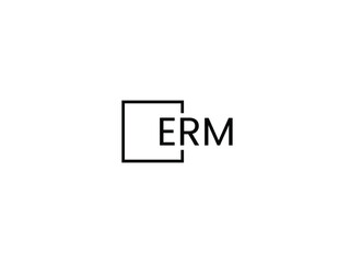 ERM Letter Initial Logo Design Vector Illustration