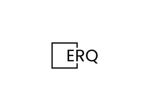 ERQ Letter Initial Logo Design Vector Illustration