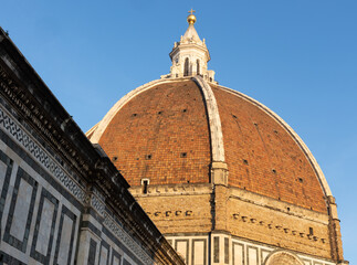 Fototapeta premium Berühmter Dom in Florenz - Kuppel von Brunelleschi