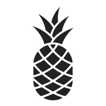 recommend clip art: pineapple icon. tropical fruit symbol. isolated vector image