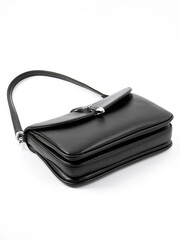 black women bag isolated on white background