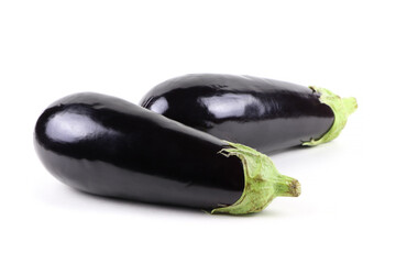 Eggplant isolated on a white background. Healthy food.Vegan food