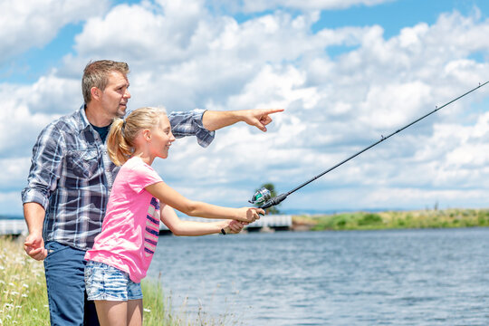 Dad Daughter Fishing Images – Browse 3,657 Stock Photos, Vectors, and Video