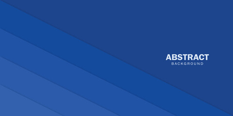 Modern abstract vector background, blue paper lines.