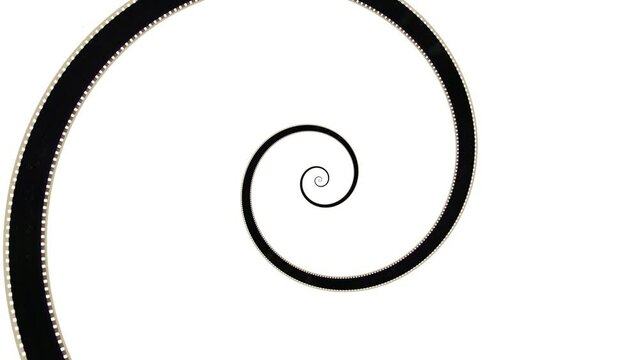 35mm Film Droste Hypnotic Spiral Zoom In