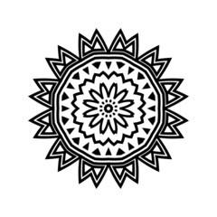 Elegant mandala background design