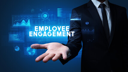 Obraz premium Hand of Businessman holding motivational message