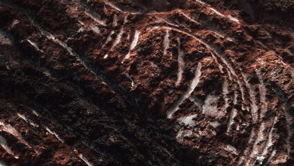 Abstract texture. Brown texture. Stone background. Rock texture. Grunge Rough structure. Rock surface with cracks. Rock pile. Paint spots wall. Wall marble.
