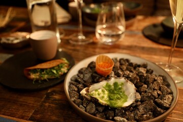 new years eve fancy diner in HOST in Copenhagen Denmark