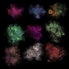 abstract background with splashes