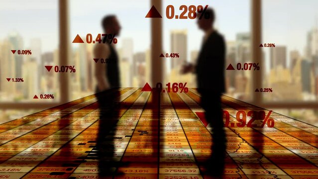 Corporate Business Finance Economy Market Statistics Infographic Background