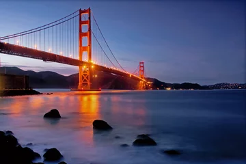 Outdoor-Kissen Golden Gate Bridge, San Francisco © Jennifer Chen