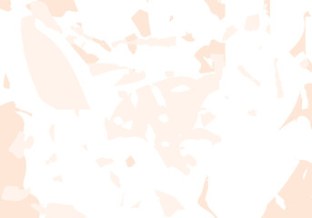 Terrazzo modern abstract template. Orange texture