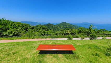 Obraz premium 庵治（あじ）竜王山公園4