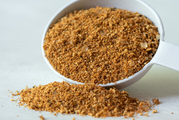 Chili Lime Seasoning Spilled from a Teaspoon