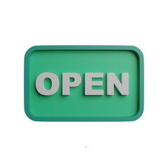 3D Rendering Illustration Open Store Photo HD