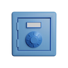 3D Rendering Illustration Safe Money Bank Photo HD