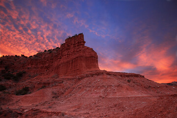 valley sunset