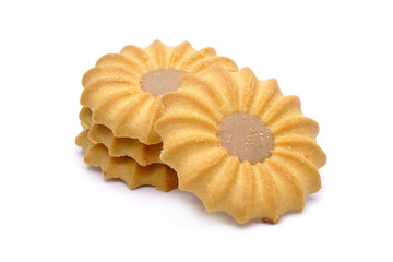 Cookies isolated on white background