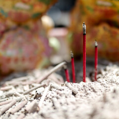 Incense is aromatic biotic material that releases fragrant smoke when burnt. The term is used for either the material or the aroma. Incense is used for aesthetic reasons, religious worship, and other.