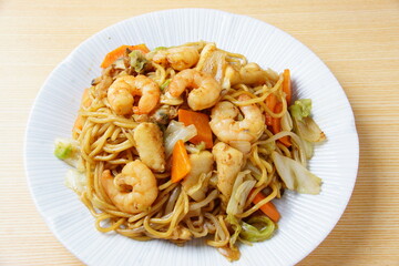 海鮮焼きそば　シーフード