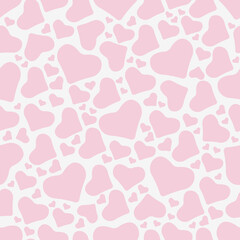 Seamless pattern with love. Design for wall decoration, postcard, poster, brochure, shirt, etc.