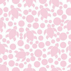 Seamless pattern with turtle. Design for wall decoration, postcard, poster, brochure, shirt, etc.