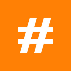 Obraz premium hash tag illustration, hash tag sign