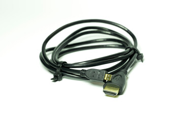 Fototapeta premium Close up HDMI to Mini Micro HDMI