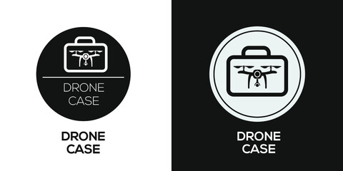 Creative (Drone Case) Icon, Vector sign.