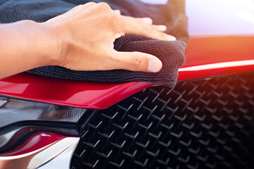 Car detailing concept.