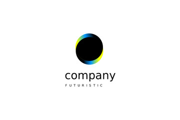 tech circle dynamic logo design