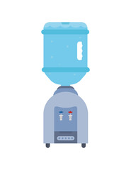 Water dispenser icon. Flat illustration of water dispenser vector icon for web design