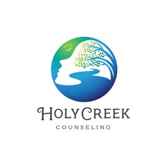 Holy Creek Counseling logo design template