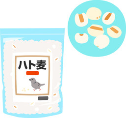 袋入りのハト麦