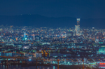 ハルカスと通天閣