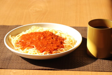 ミートソーススパゲティ