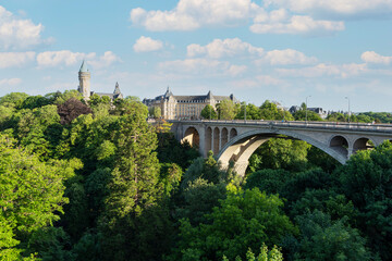 Adolphe bridge in Luxembourg