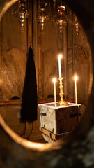 candles in the church