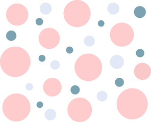 ランダムな水玉模様　背景