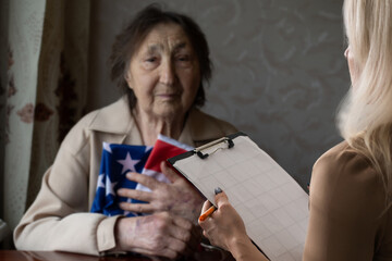 consultation of elderly people of the usa