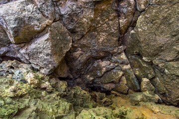 Obraz premium Exploration of some caves in the Upper Danube Valley