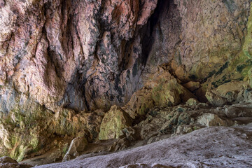 Obraz premium Exploration of some caves in the Upper Danube Valley