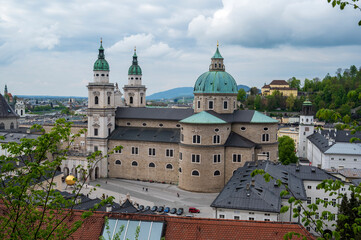 View of the Cathedral of St. Rupert and Virgil