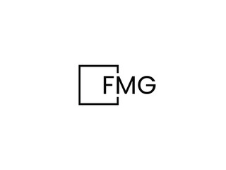 FMG Letter Initial Logo Design Vector Illustration